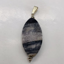 Load image into Gallery viewer, Mookaite Stormy Weather Sterling Silver Marquise | 2 1/4" Long | Gray Black |