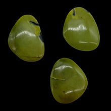 Load image into Gallery viewer, Turquoise Faustite | 32x24 to 30x25mm | Chartreuse, Black | 3 Beads