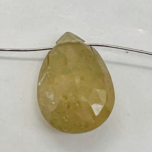 Load image into Gallery viewer, Light Lavender Yellow Sapphire Faceted Briolette Bead | 10x8x5mm | 1 Bead |