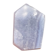 Load image into Gallery viewer, Chalcedony Druzy 48ct Designer Cut Pendant Bead| 36x28x7mm|Blue | 1 Pendant Bead