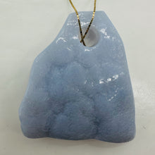 Load image into Gallery viewer, Druzy Blue Chalcedony Designer Pendant Bead | 125cts | 49x42x7mm | 1 Bead |