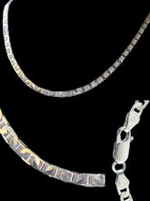 Load image into Gallery viewer, Italian Silver 3.5mm Marina Chain 22" Necklace | 15g | 10030D