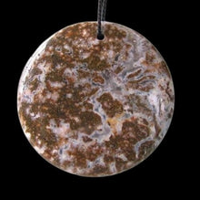 Load image into Gallery viewer, Red Druzy Caverns Ocean Jasper Centerpiece Bead 9105R