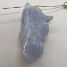 Load image into Gallery viewer, Blue Chalcedony Carved Druzy Flower Bead | 64 cts | 1 1/4" Long |