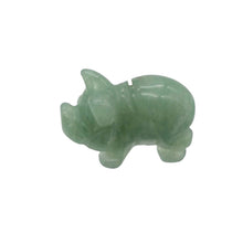 Load image into Gallery viewer, Carved Aventurine Pig One Bead | 21x13x9.5mm | Green