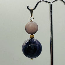 Load image into Gallery viewer, Charoite, Peruvian Opal 14K Gold Filled Pendant | Purple, Pink | 1 7/8" Long |