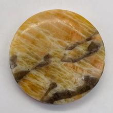 Load image into Gallery viewer, Big Cat Natural Untreated Feldspar 35mm Coin Pendant Bead | 35x5.5mm | 1 Bead |