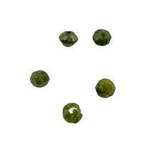 Load image into Gallery viewer, Parrot Green Diamond Faceted Beads | 0.26cts | 2.5x1.5mm to 2.2x1.7mm | 5 Beads|