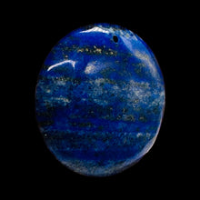 Load image into Gallery viewer, Natural Lapis Lazuli 50mm Disc Pendant Bead Blue Pyrite Afghanistan Gemstone