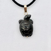 Load image into Gallery viewer, Charming! Hematite Turtle & Vermeil Pendant 509280HMG