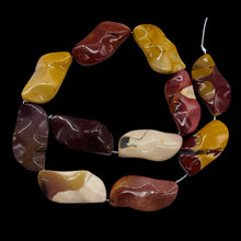 Load image into Gallery viewer, Fab Mookaite Wavy Marquis Bead Strand | 30x15mm | 11 Beads |
