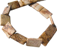 Load image into Gallery viewer, Scenic Biggs Picture Jasper 20x15mm Bead 8 inch Strand 008420HS