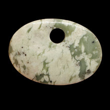 Load image into Gallery viewer, Harmony Stone Oval Centerpiece Bead - Snowy Lands| 63x45x8mm | 1 Bead |