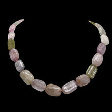Load image into Gallery viewer, Kunzite 54G Flat Nugget Bead Strand | 18x12x6 to 14x12x5mm | Pink, Green, Clear|