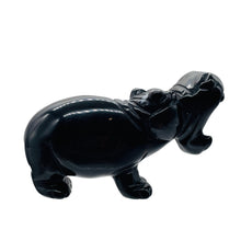 Load image into Gallery viewer, Rhinoceros Rhino Display Statue | | | 1 Figurine | | 57x37x22 | Black