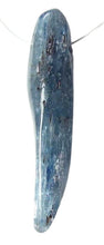Load image into Gallery viewer, 90cts Blue Kyanite W/tourmaline Pendant Bead 10418x