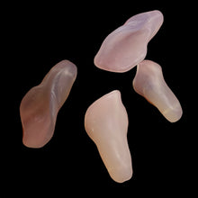 Load image into Gallery viewer, Chalcedony Carved Lily Flower Beads | 33x15x10 to 27x13x8mm| Light Lavender | 4|