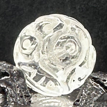 Load image into Gallery viewer, Dragon Long Life Carved Quartz Round Pendant Bead | 18mm | Clear | 1 Bead |