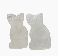 Load image into Gallery viewer, Kitty Cat Quartz Pendant Necklace | Semi Precious Stone Jewelry | 14kgf Pendant|