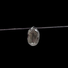 Load image into Gallery viewer, Champagne Diamond Faceted .33ct Brio;ette | 4x3mm | White tint | 1 Bead