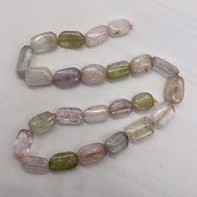 Load image into Gallery viewer, Kunzite 54G Flat Nugget Bead Strand | 18x12x6 to 14x12x5mm | Pink, Green, Clear|