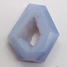 Load image into Gallery viewer, Druzy Blue Chalcedony Designer Pendant Bead | 24cts | 25x22x7mm | 1 Bead |