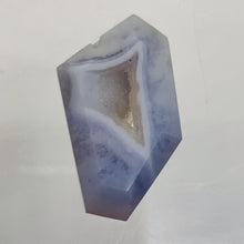 Load image into Gallery viewer, Druzy Blue Chalcedony Designer Pendant | 35x20x7mm | Blue | 1 Bead