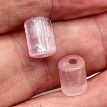 Load image into Gallery viewer, Premium Pink Kunzite 8x12mm Hexagon Tube | 2 Beads |
