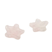 Load image into Gallery viewer, Carved Rose Quartz Starfish Pendant Beads | 20x20x7mm | Pink