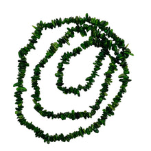Load image into Gallery viewer, Diopside Strand Chip Bead 32" Strand | 11x8x5 to 7x5x4mm | Green | 200 Beads |