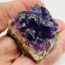 Load image into Gallery viewer, Amethyst Cluster Crystal Natural Display Specimen | 69g| 42x38x32mm | Purple| 1