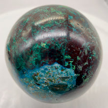 Load image into Gallery viewer, Chrysocolla 645g Sphere | 3&quot; | Green Blue | 1 Collector&#39;s Item |
