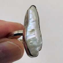 Load image into Gallery viewer, Biwa Pearl Sterling Silver Ring | Size 7.5 | White | 1 Ring |