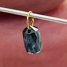 Load image into Gallery viewer, Diamond 14K .33ct Briolette Pendant| 4x3x2mm | Blue | 1 Pendant Bead