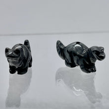 Load image into Gallery viewer, Dinosaur Hematite Diplodocus Animal Beads 009259HM | 25x11.5x7.5mm | Graphite