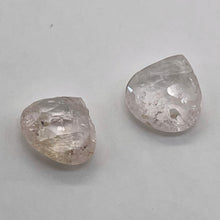 Load image into Gallery viewer, 1 Premium 8x8x4 to 9x9x4.5mm Pink Topaz Faceted Briolette Bead 4077F