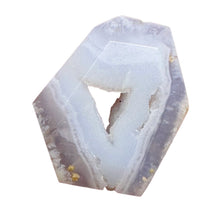 Load image into Gallery viewer, Chalcedony Druzy 35ct Designer Cut Pendant Bead| 29x22x7mm| Blue|1 Pendant Bead|