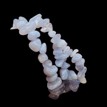 Load image into Gallery viewer, Natural Blue Chalcedony Nugget Bead Strand | 3x4x6mm to 6.5x8x10mm | 98 Beads |