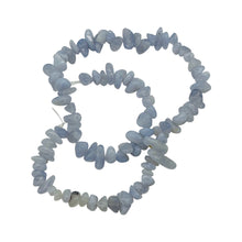 Load image into Gallery viewer, Natural Blue Chalcedony Nugget Bead Strand | 3x4x6mm to 6.5x8x10mm | 98 Beads |