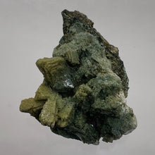 Load image into Gallery viewer, Heulandite Collectors Crystal | 14g | 44x22x18mm | Green Gray | 1 Specimen |