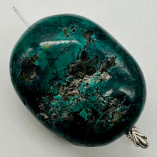 Load image into Gallery viewer, Turquoise Natural Focal 53g Nugget Bead | 44x35x27mm | Blue, Black | 1 Bead |