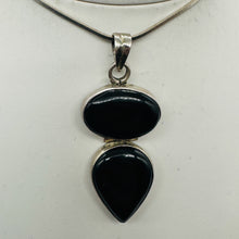 Load image into Gallery viewer, Unique Natural Onyx & Sterling Silver Pendant 4220
