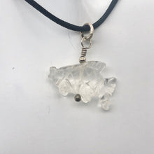 Load image into Gallery viewer, Swimmin'! Quartz Fish Koi Silver Pendant 509265QZS