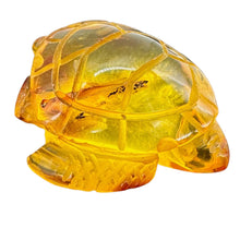 Load image into Gallery viewer, Amber Sea Turtle Carved Figurine | 1 Turtle {