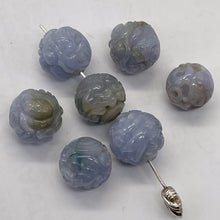 Load image into Gallery viewer, Jade Carved Round Bead | 13mm | Lavender | 1 Bead |