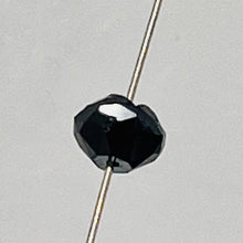 Load image into Gallery viewer, 1 Fancy Color 0.43cts Natural Black Diamond Roundel Bead 9892H