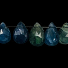 Load image into Gallery viewer, Sapphire AAA Faceted 4.4cts Parcel Briolette Beads | 6x4 to 5x4mm | Blue | 5 |