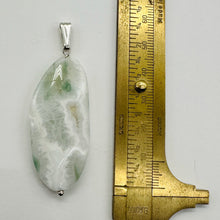 Load image into Gallery viewer, Ocean Jasper Sterling Silver Pendant | 2 1/4" Long | White, Gray | 1 Pendant |