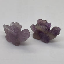 Load image into Gallery viewer, Dinosaur Ice Amethyst Stegosaurus Animal Beads | 21x11x8mm | Lilac