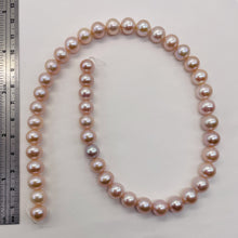 Load image into Gallery viewer, Bridal Perfect Round Pearl 16 Inch Strand | 10 - 9 12/mm | Pink | 45 Pearls |
